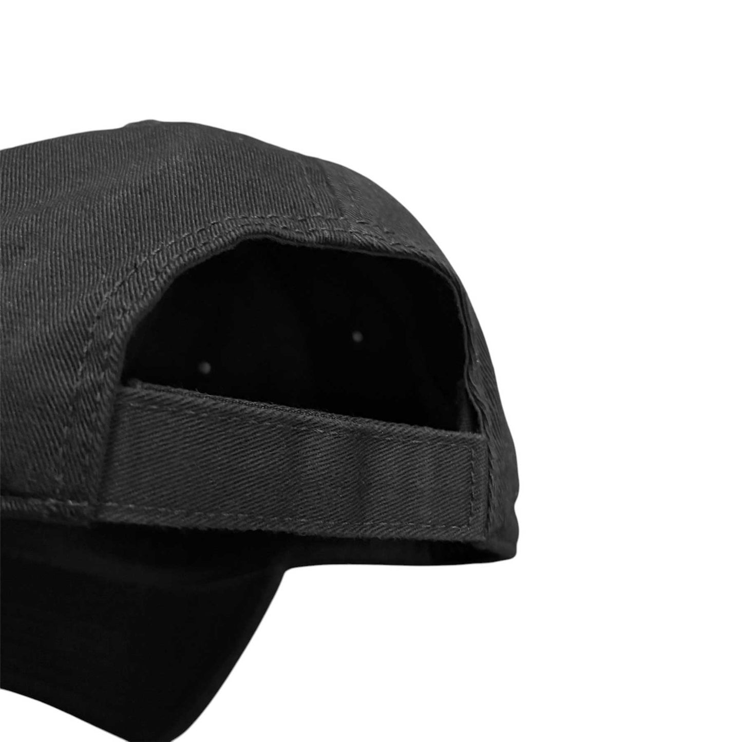 sort nej hat med velcro til børn