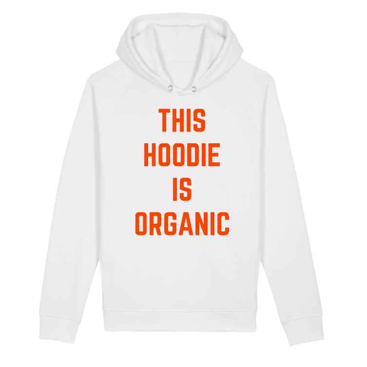 This hoodie is organic - Orange | Hoodie