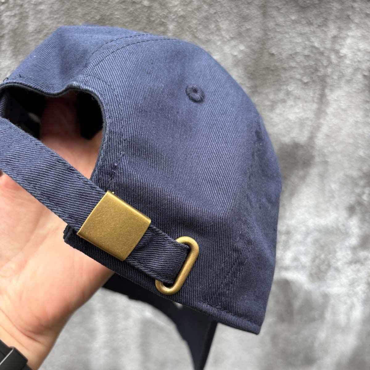 Nej. hat | Navy dad cap destroyed - kun 1 stk!