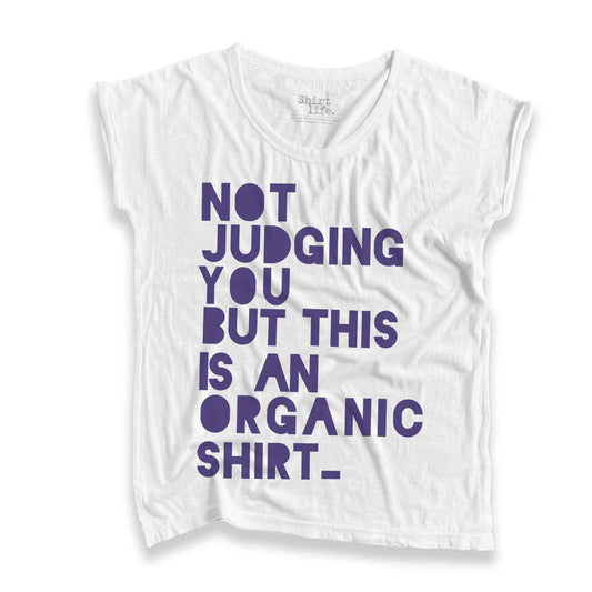 Not Judging - hvid | Slub shirt