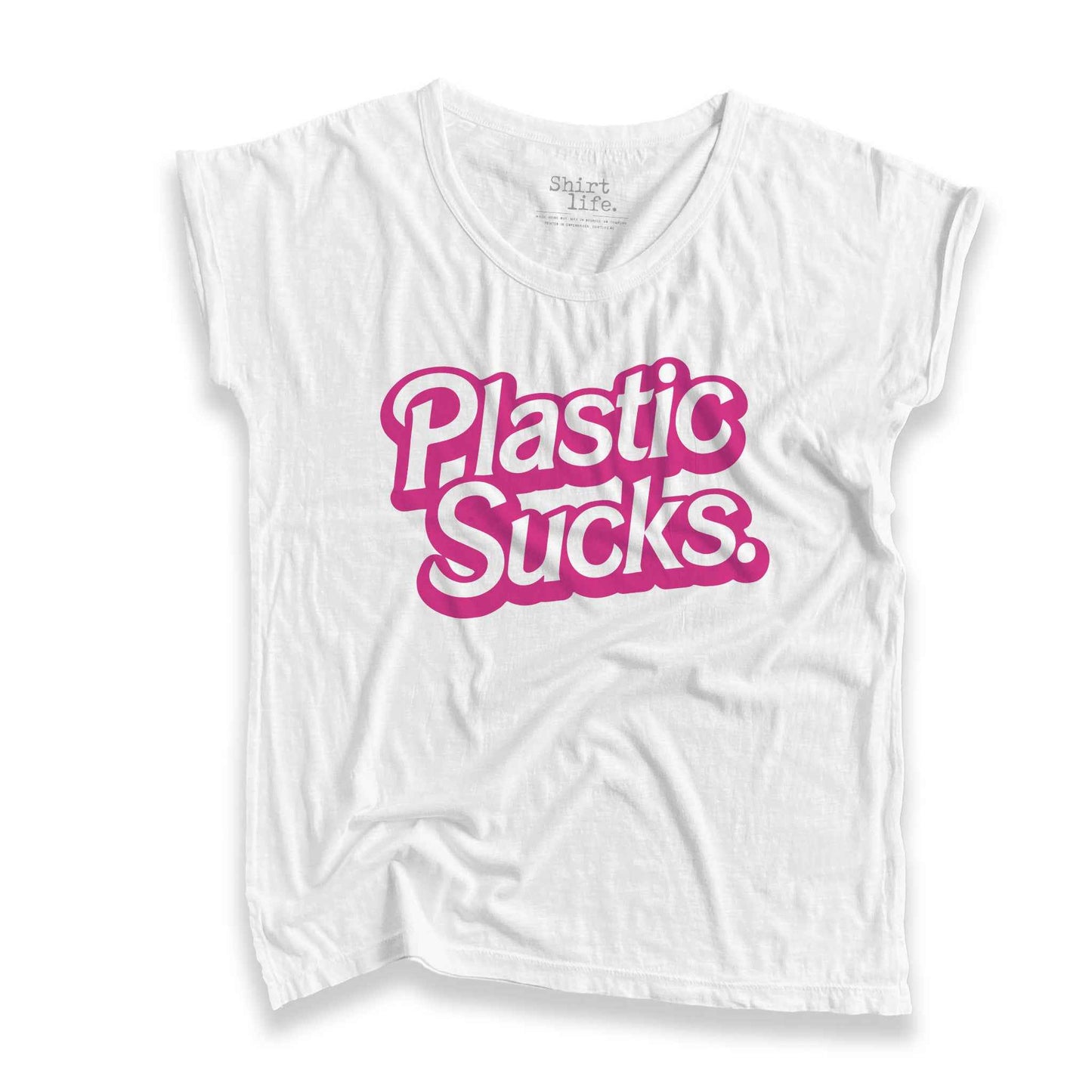 Plastic Sucks | Slub shirt