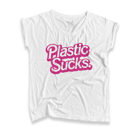 Plastic Sucks | Slub shirt