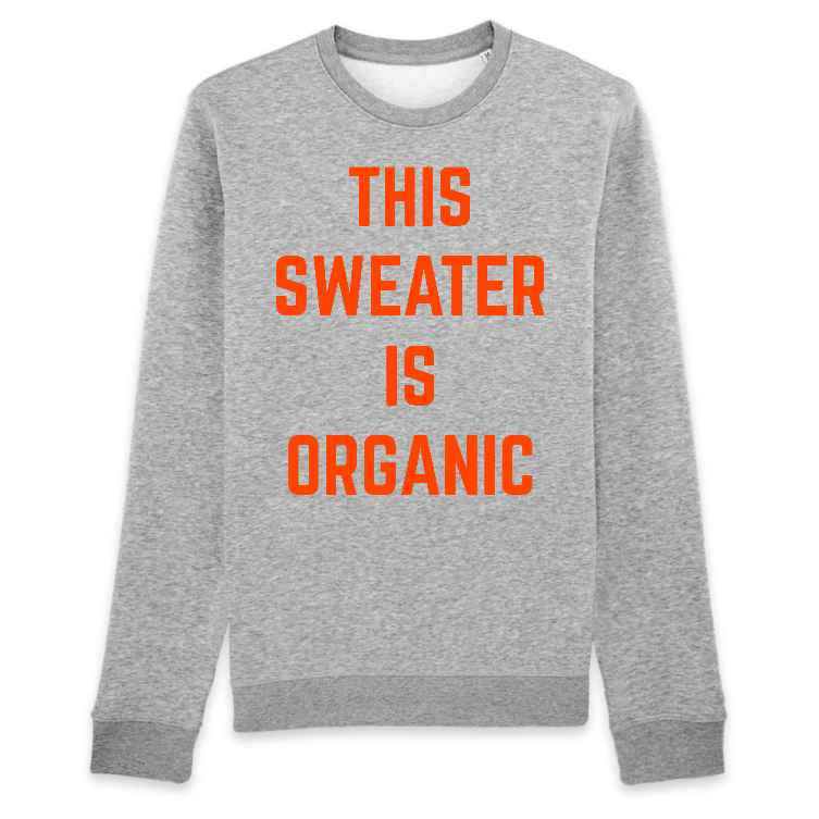 This sweater is organic - Orange | Sweatshirt