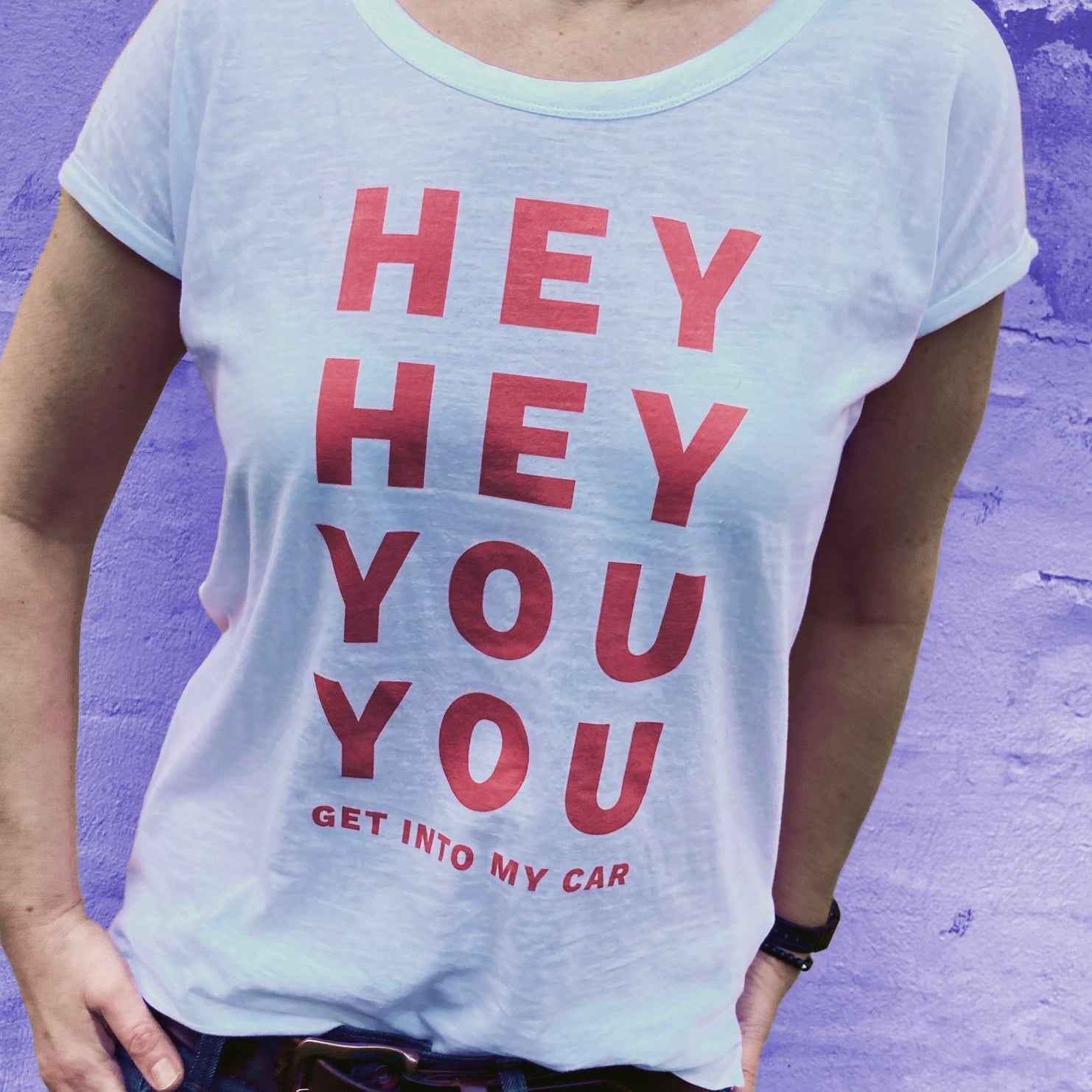 Hey Hey You You | Slub shirt